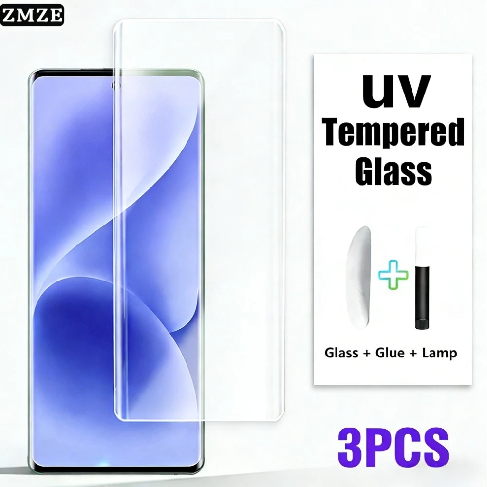 2Pcs UV Liquid Full Glue Tempe - Vivo X200 评论和价格