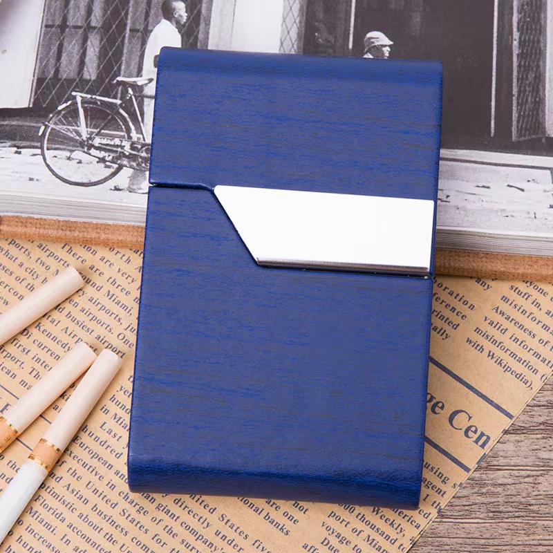 7 Slot Stainless Steel Cigaret - Leather Card Wallet 评论和价格