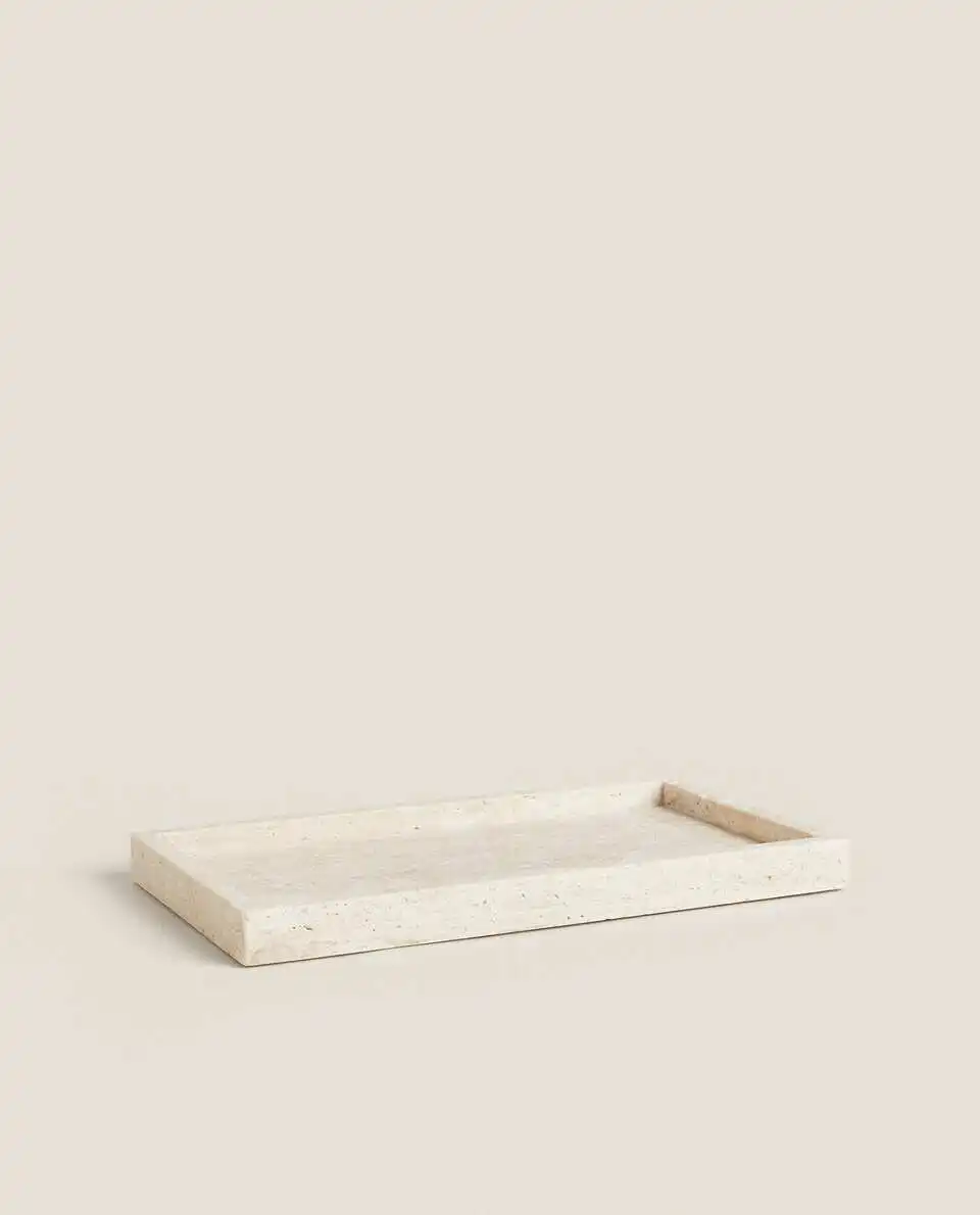 Wabi-Sabi Style Yellow Travert - Marble Serving Board 评论和价格