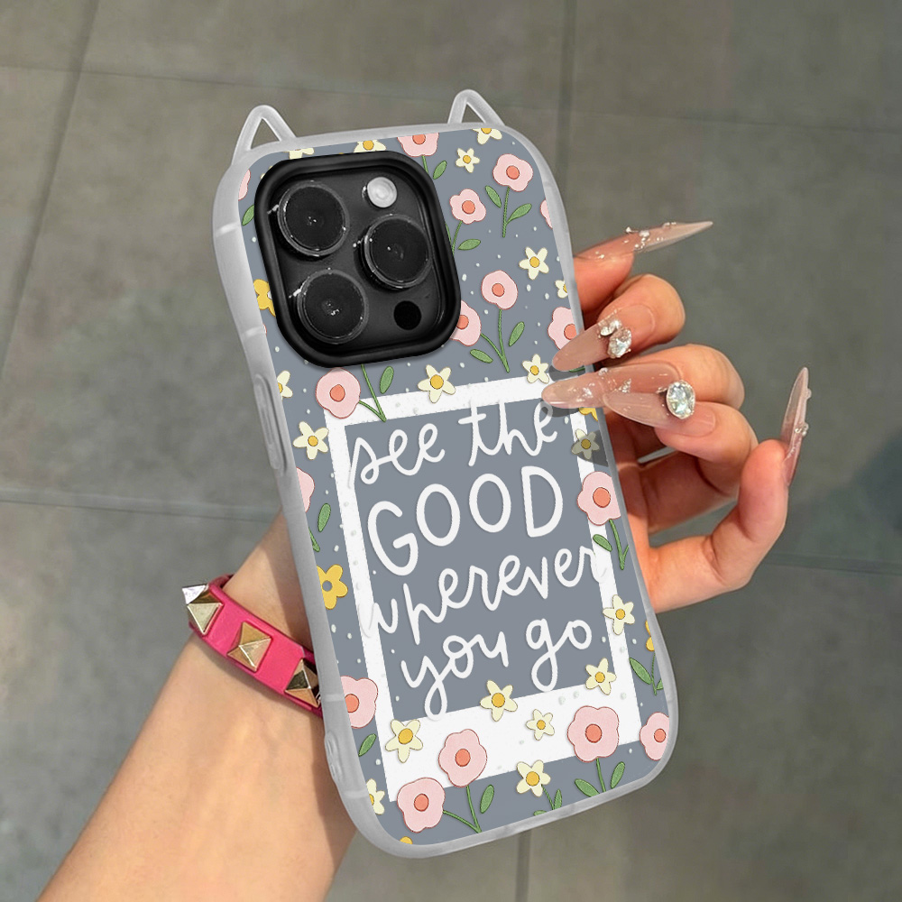 Flower Matte Phone Case For iP - Apple Iphone 15 评论和价格