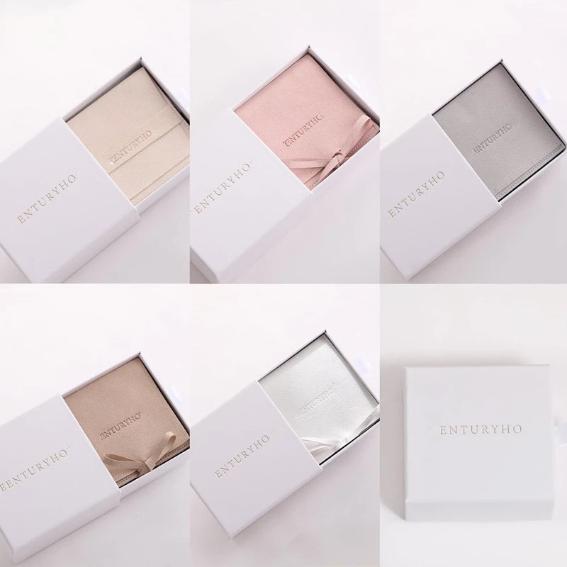 Custom Logo Packaging Pouches  - Velvet Jewelry Box 评论和价格