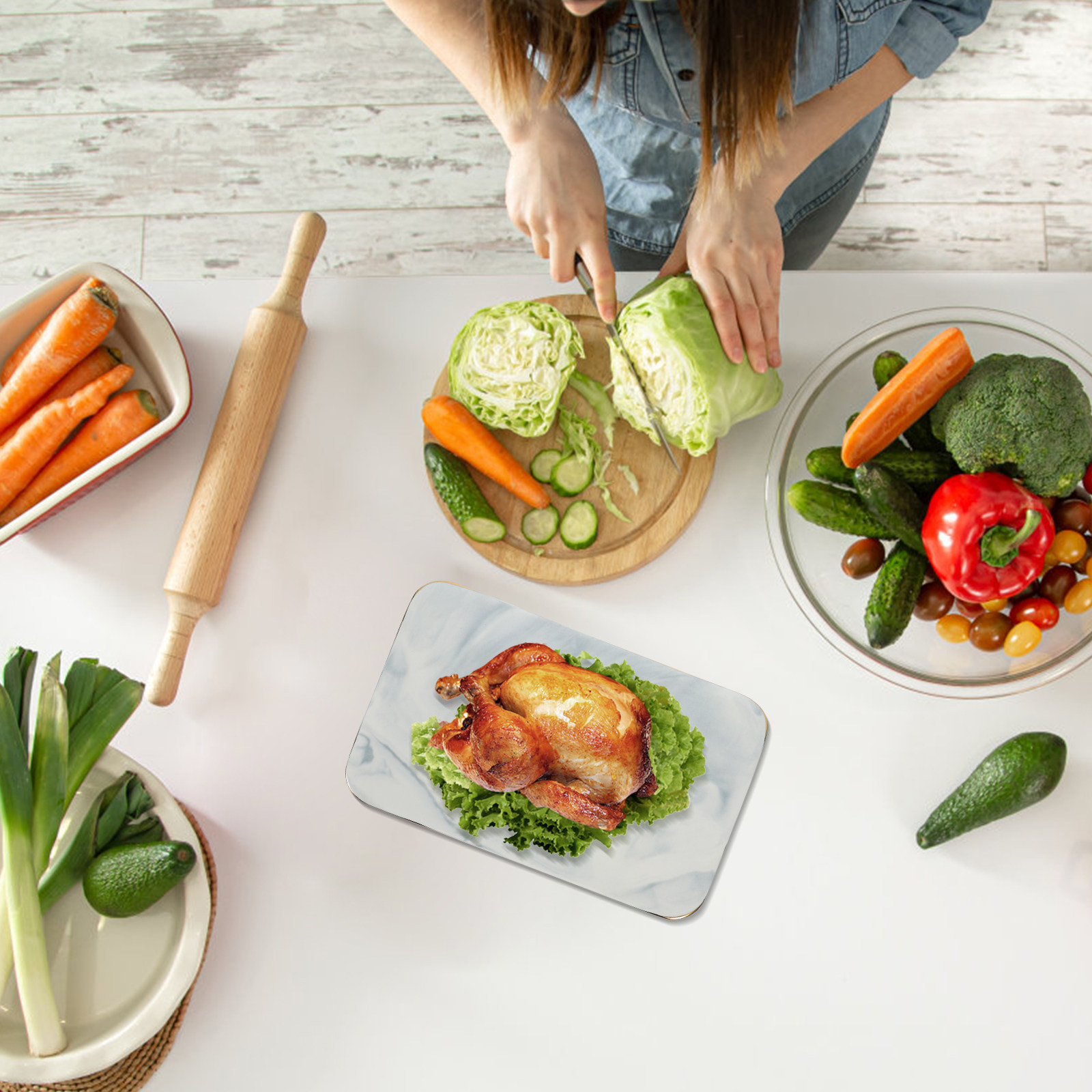 Marbling Cutting Board Marble  - Marble Serving Board 评论和价格