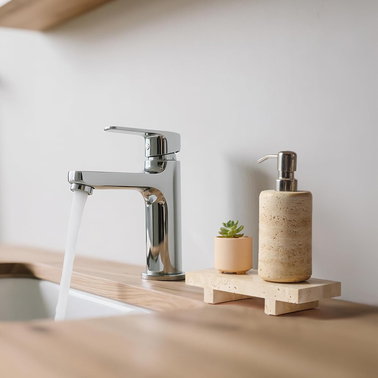Travertine Footed Tray for Kit - Marble Serving Board 评论和价格