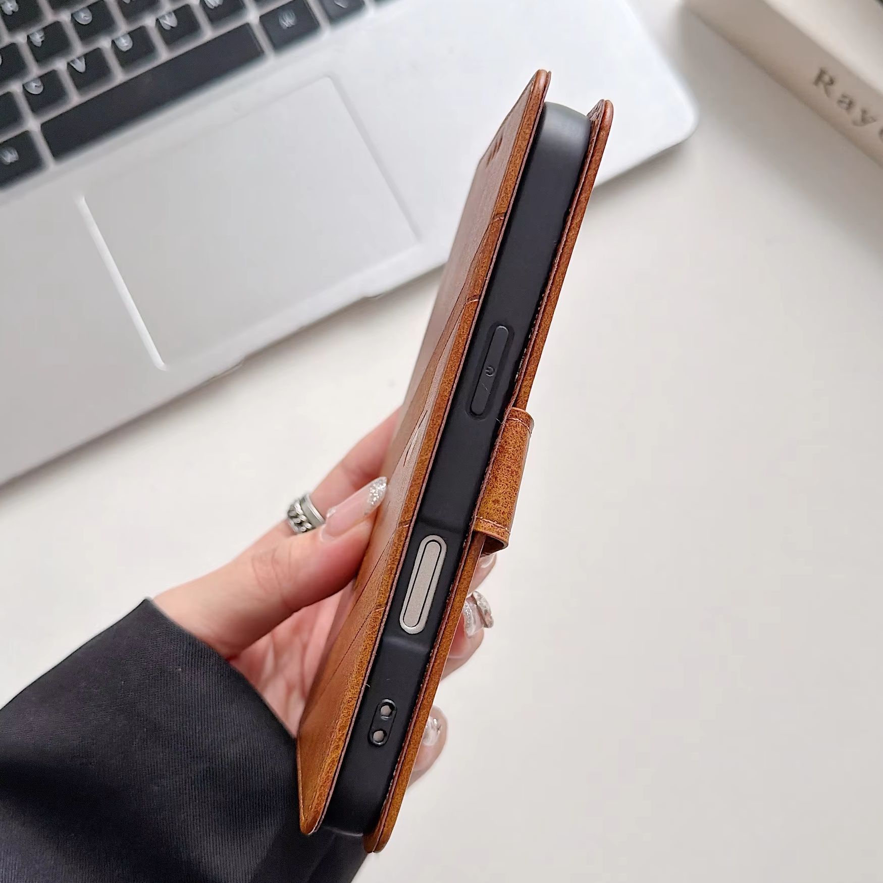 Flip Wallet PU Leather Phone C - Leather Card Wallet 评论和价格