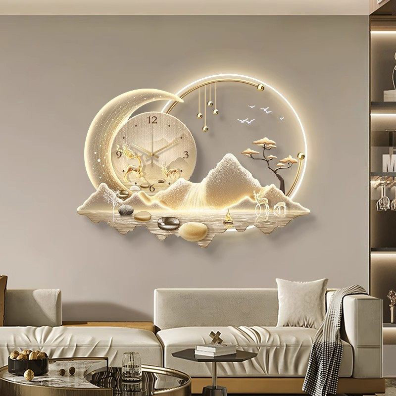 Art Mural Led Clock Wall Luxur - Luxury Lifestyle Aesthetics 评论和价格
