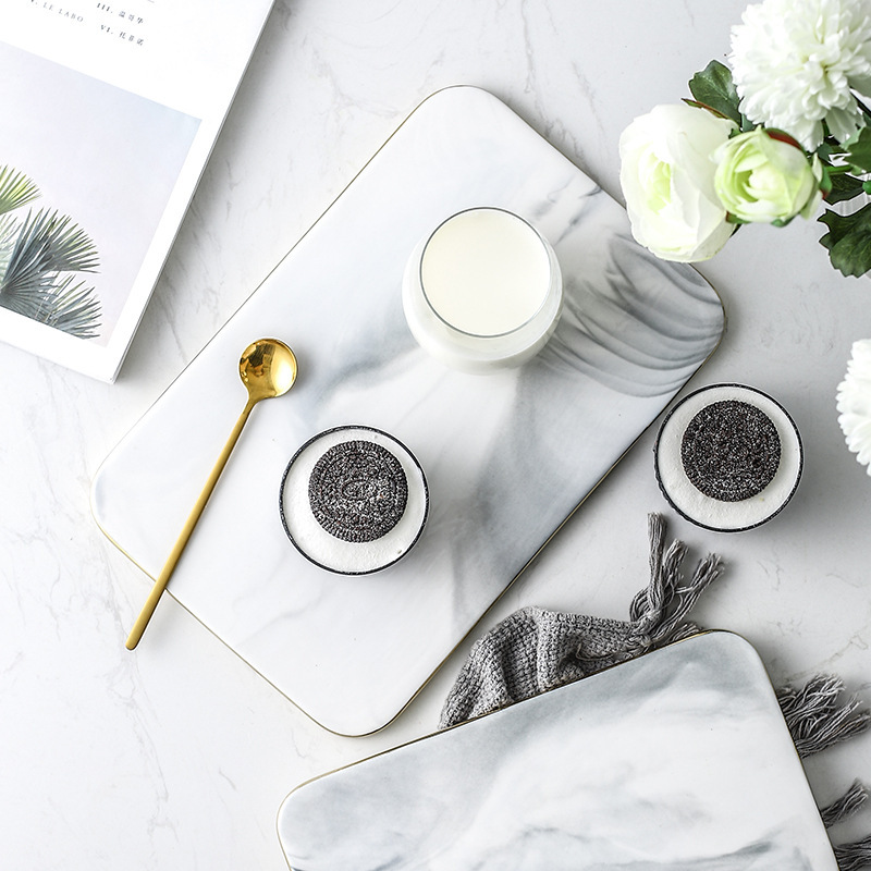 Marble Ceramic Cutting Board w - Marble Serving Board 评论和价格