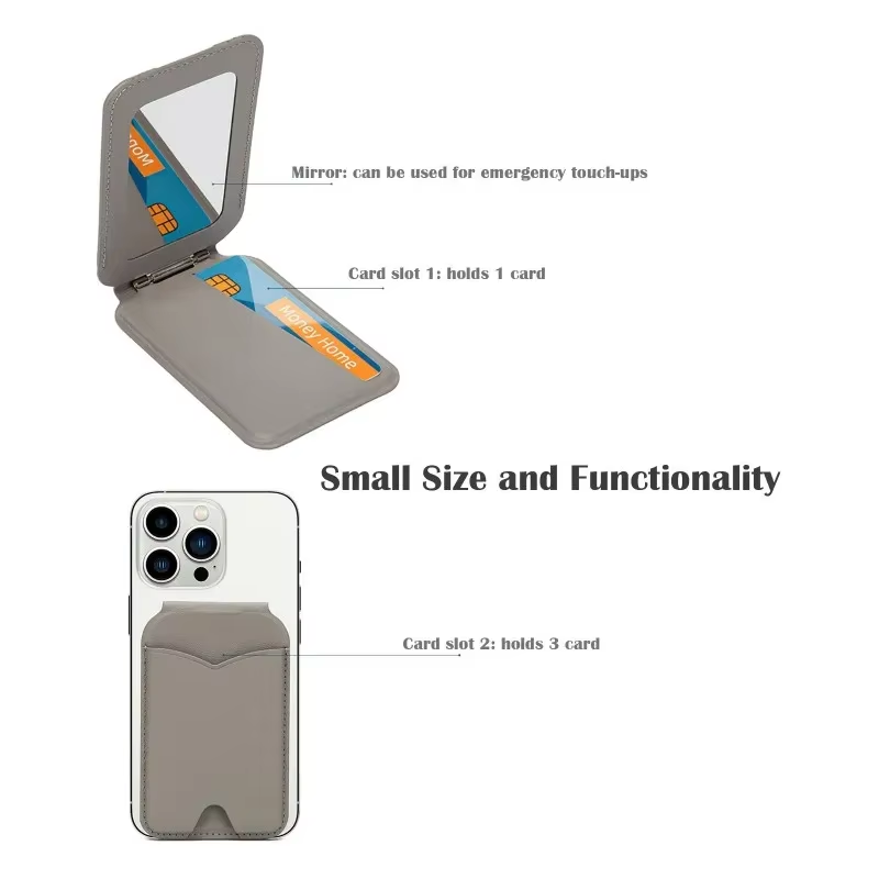 Magnetic MagSafe Wallet Stand  - Leather Card Wallet 评论和价格