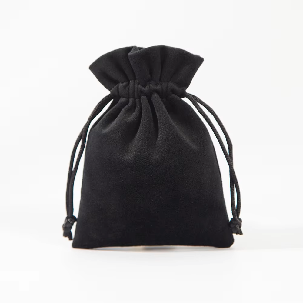 10Pcs Black Velvet Drawstring  - Velvet Jewelry Box 评论和价格