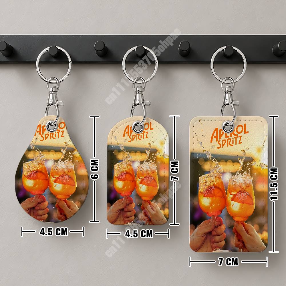 Orange Prosecco A-Aperol S-Spr - Leather Card Wallet 评论和价格